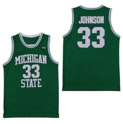 Men Michigan State Spartans NCAA #33 Magic Johnson Green Authentic Nike 1979 Stitched College Basketball Jersey UC32G83KK